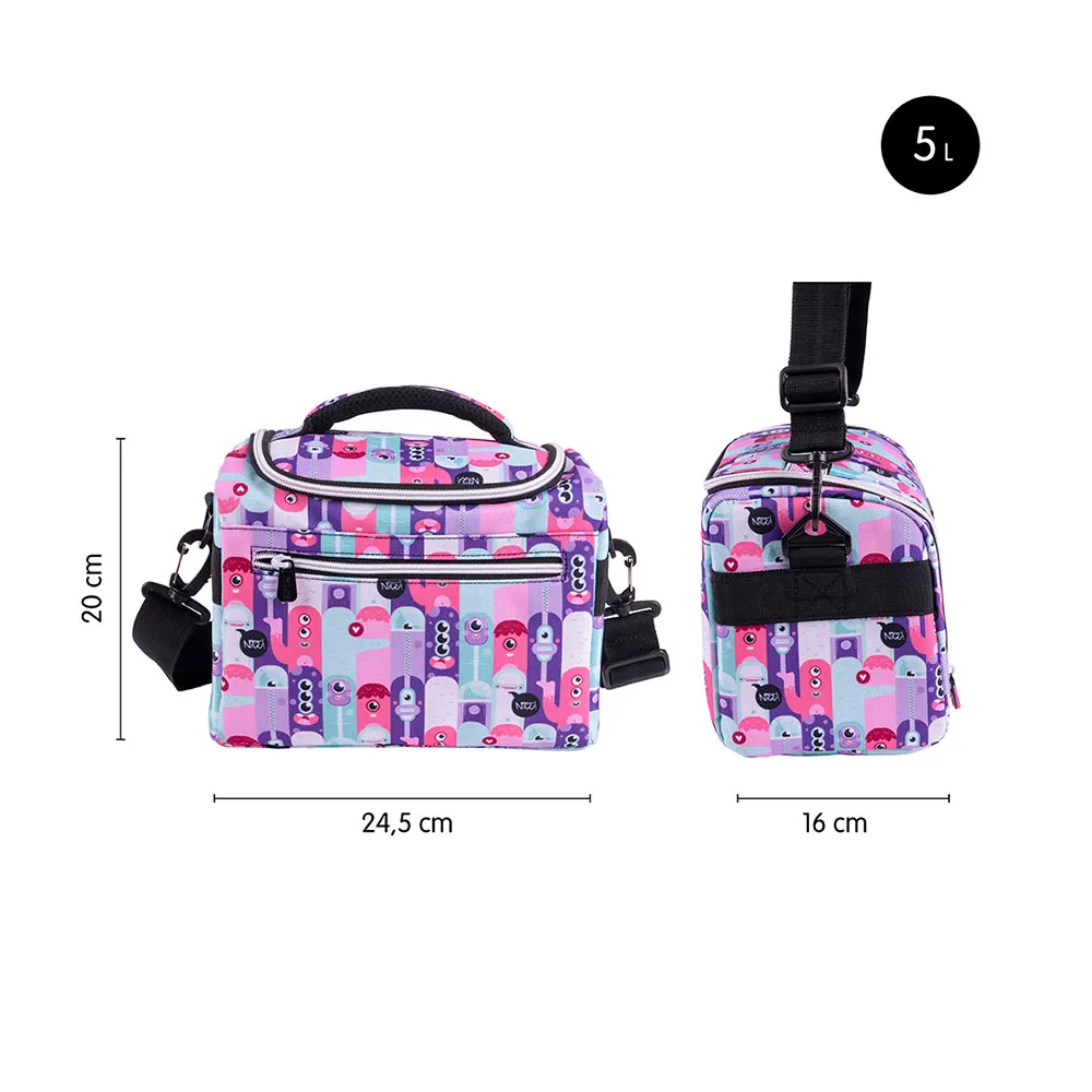 Milan Isotherme Lebensmitteltasche Großes Fassungsvermögen Aliens 2 Sonderedition 5l, Multicolor