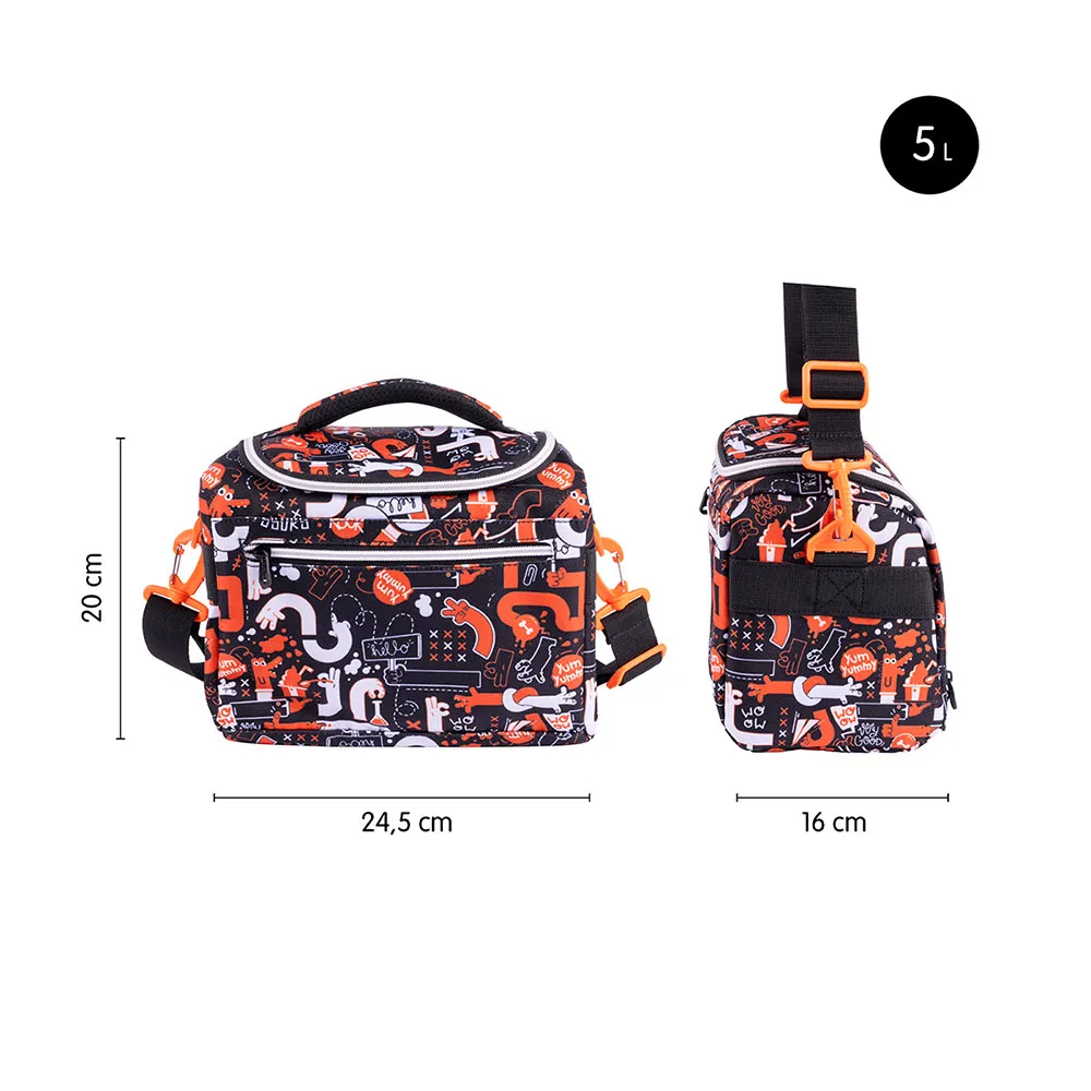 Milan Isotherme Lebensmitteltasche Mit Großem Fassungsvermögen Fingers Special Series 5l, Multicolor