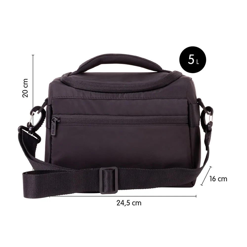 Milan Isotherme Lebensmitteltasche Mit Großer Kapazität Shadow-serie 5l, Black