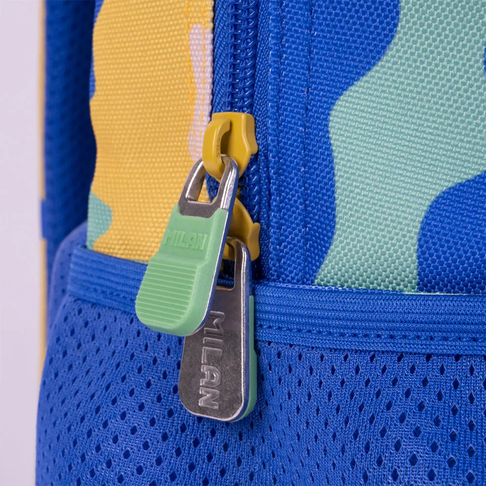 Milan Odyssey Special Series 2 Zip Schulrucksack 21l, Blue Milan Odyssey Special Series 2 Zip Schulrucksack 21l, Blue