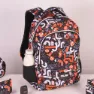 Milan Schulrucksack Mit 2 Reißverschlüssen Finger Spezialserie 21l, Multicolor