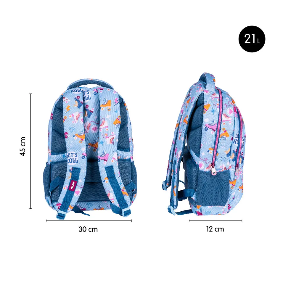 Milan Schulrucksack Mit Rollen 2 Zipped 2 Special Series 21l, Multicolor