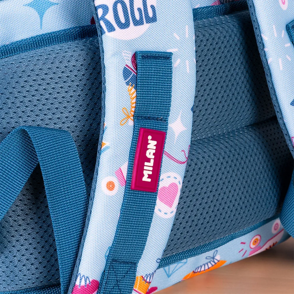 Milan Schulrucksack Mit Rollen 4 Reißverschlüsse 2 Special Series 25l, Multicolor Milan Schulrucksack Mit Rollen 4 Reißverschlüsse 2 Special Series 25l, Multicolor