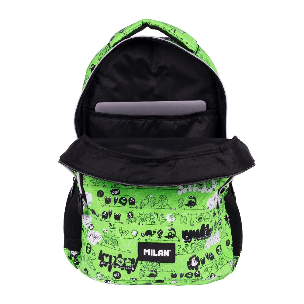 Milan Schulrucksack Tandem 2 Special Series Mit 2 Fächern 21l, Multicolor Milan Schulrucksack Tandem 2 Special Series Mit 2 Fächern 21l, Multicolor