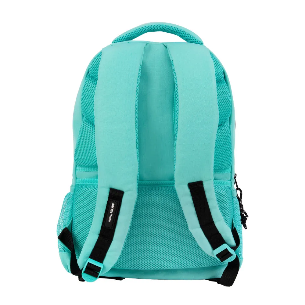 Milan Sunset 4 Zip School 25l Rucksack, Green