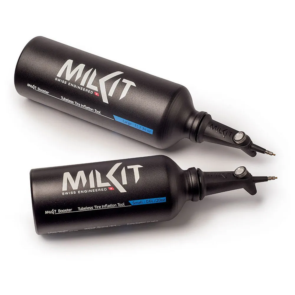 milKit Tubeless Booster Tire 0.60l Co2-kartusche, Black, One Size milKit Tubeless Booster Tire 0.60l Co2-kartusche, Black, One Size