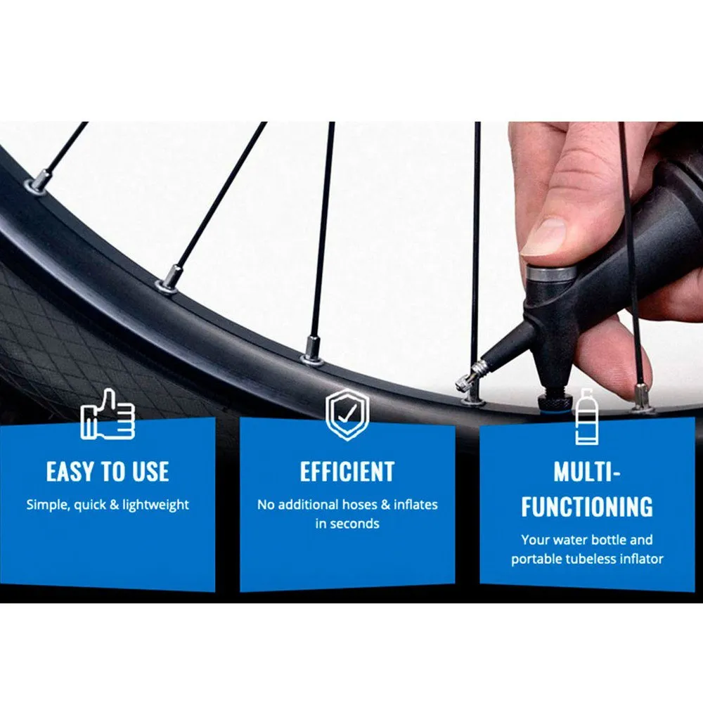 milKit Tubeless Booster Tire 0.60l Co2-kartusche, Black, One Size milKit Tubeless Booster Tire 0.60l Co2-kartusche, Black, One Size