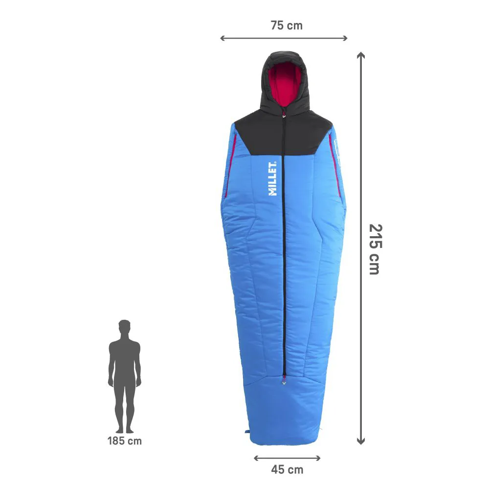 Millet Bossons-10°c Schlafsack, Icon blue / black Millet Bossons-10°c Schlafsack, Icon blue / black