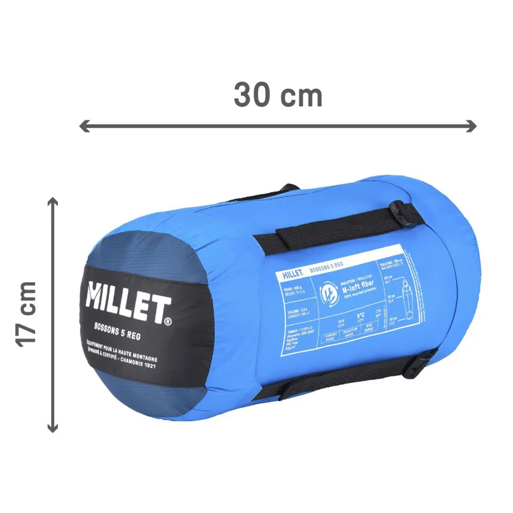 Millet Bossons 5°c Schlafsack, Dark denim Millet Bossons 5°c Schlafsack, Dark denim