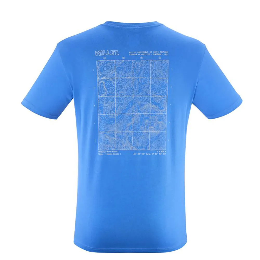 Millet Cdg Chamonix Map Kurzarm-t-shirt