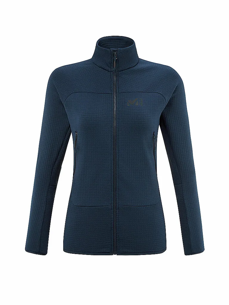 Millet Damen Fleecejacke Fusion Grid, Dunkelblau Millet Damen Fleecejacke Fusion Grid, Dunkelblau