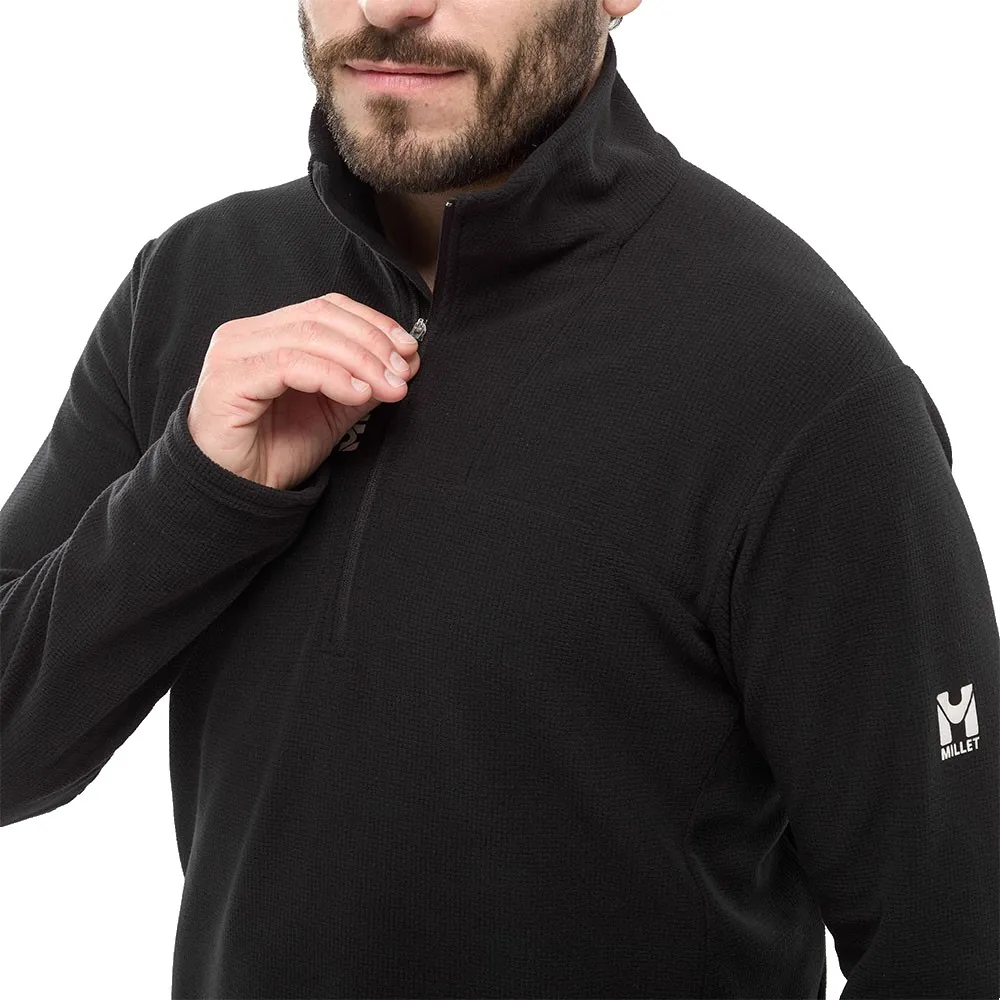 Millet Ubic Lightgrid Fleece Mit Halbem Reißverschluss Millet Ubic Lightgrid Fleece Mit Halbem Reißverschluss
