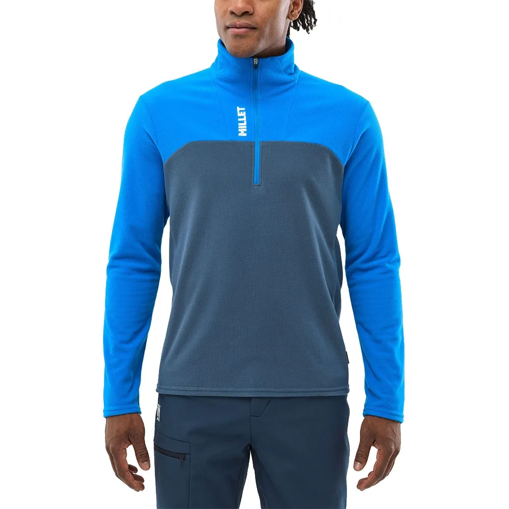 Millet Ubic Lightgrid Fleece Mit Halbem Reißverschluss Millet Ubic Lightgrid Fleece Mit Halbem Reißverschluss