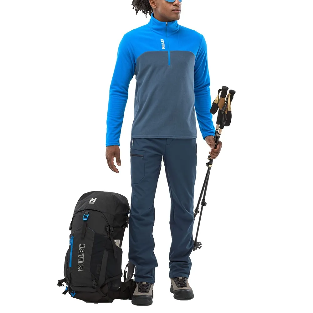 Millet Ubic Lightgrid Fleece Mit Halbem Reißverschluss Millet Ubic Lightgrid Fleece Mit Halbem Reißverschluss