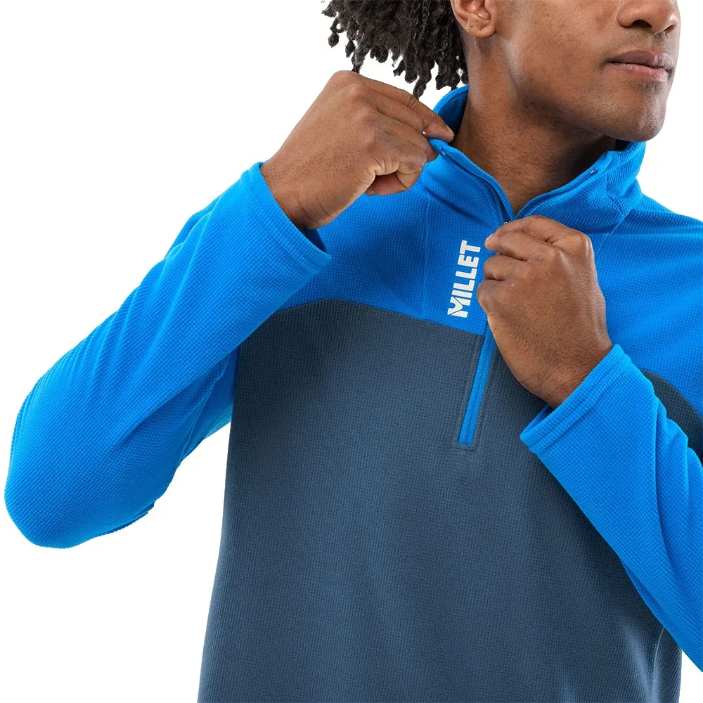 Millet Ubic Lightgrid Fleece Mit Halbem Reißverschluss Millet Ubic Lightgrid Fleece Mit Halbem Reißverschluss