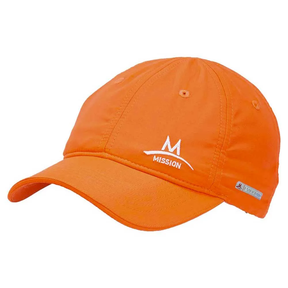 Mission Cooling Performance Kappe, High vis coral Mission Cooling Performance Kappe, High vis coral