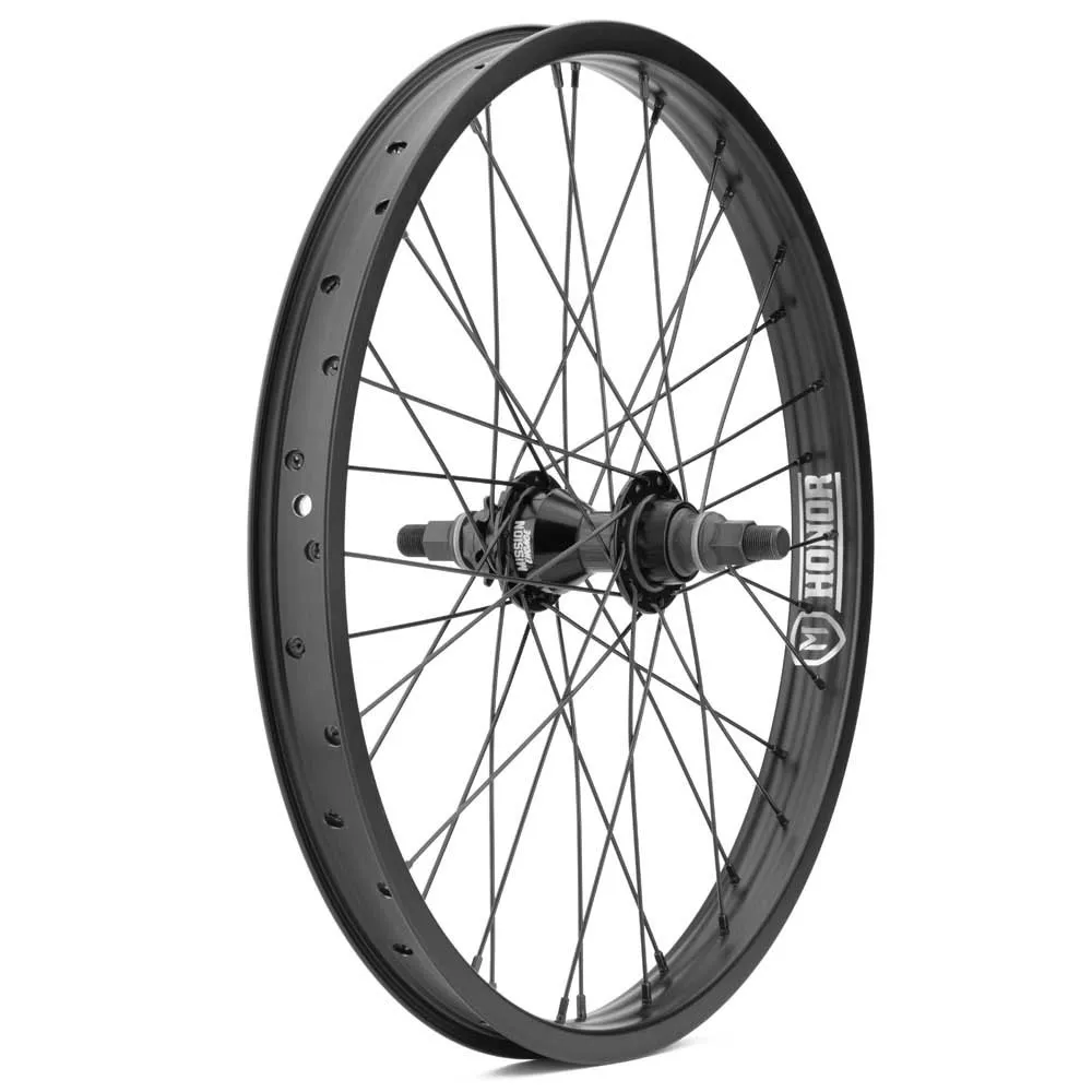 Mission Honor Cassette Lsd Hinterrad, Black / black, 14mm