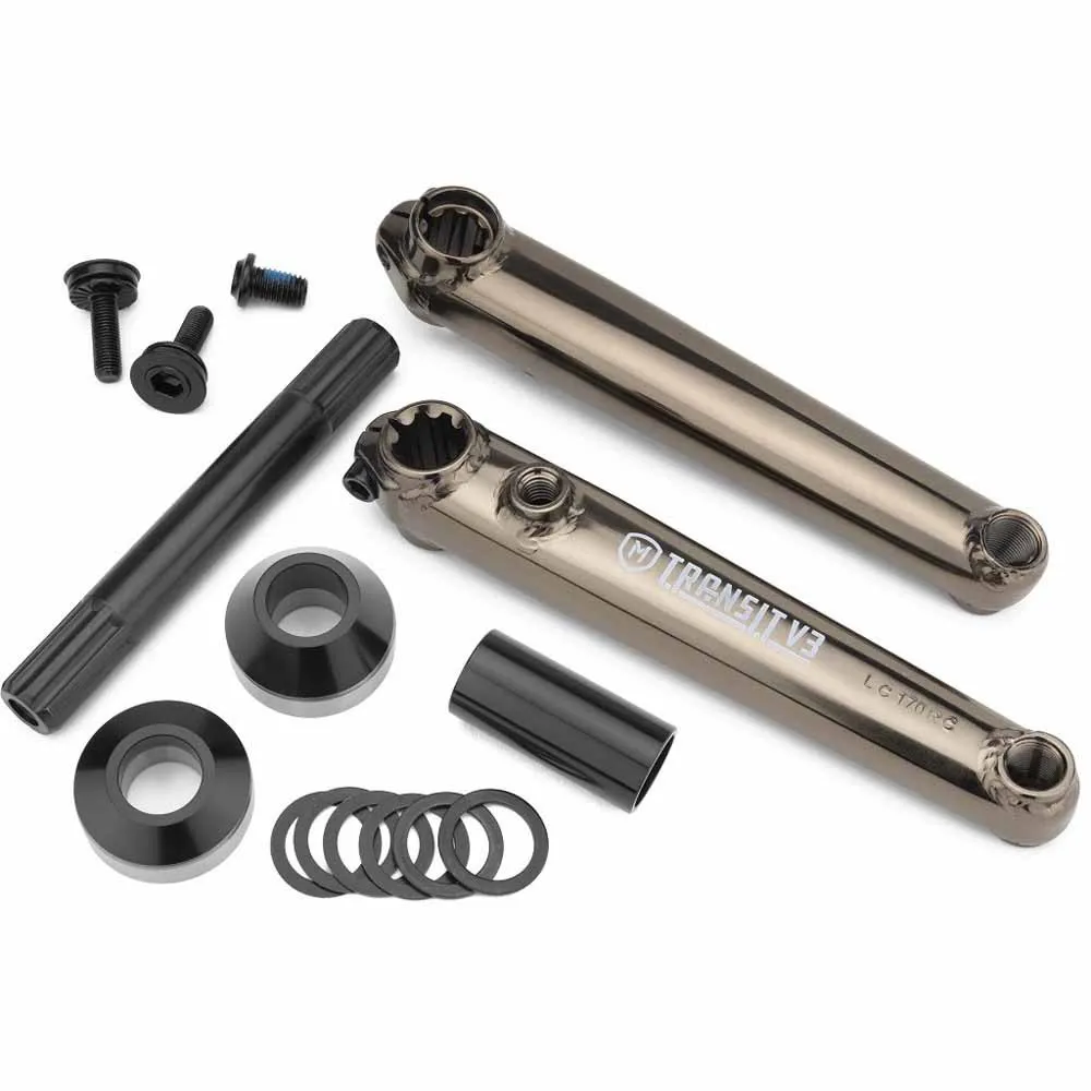 Mission Transit V3 Lsd/rsd Kurbel, Black / chrome, 170mm Mission Transit V3 Lsd/rsd Kurbel, Black / chrome, 170mm