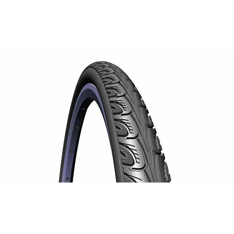 Mitas Pannensicherer + reflektierender Starrreifen classic Hook v69 Unisex, schwarz, 700 x 35 Mitas Pannensicherer + reflektierender Starrreifen classic Hook v69 Unisex, schwarz, 700 x 35