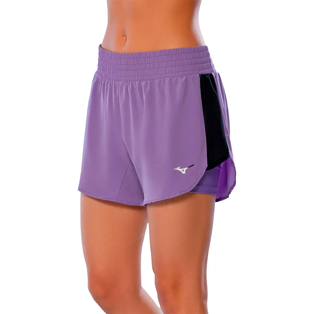 Mizuno 2-in-1 4.5 Kurze Hose female Mizuno 2-in-1 4.5 Kurze Hose female