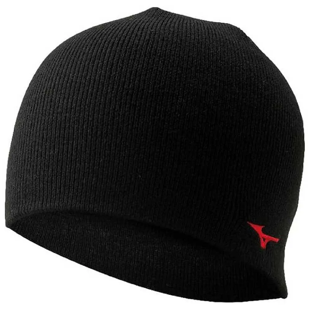Mizuno Bt Knit Mütze male, Black / red Mizuno Bt Knit Mütze male, Black / red