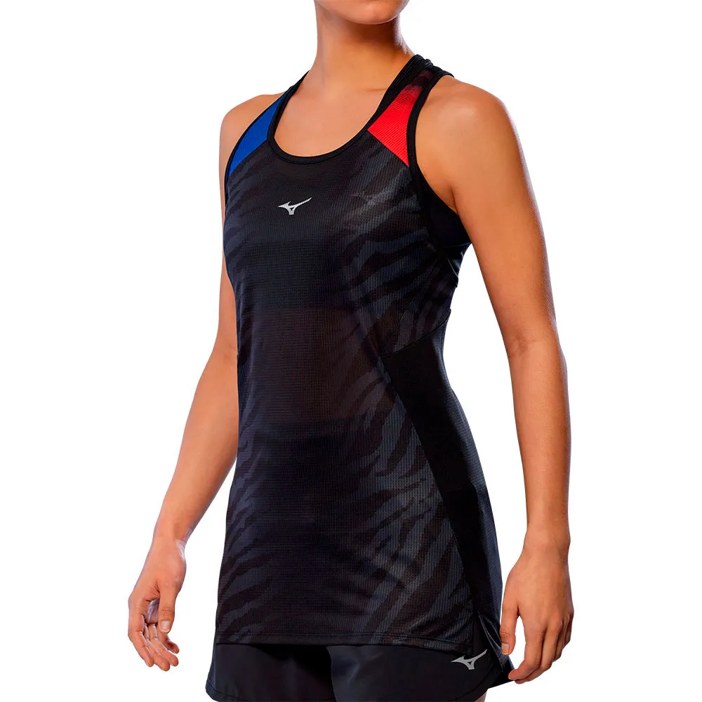Mizuno Dryaeroflow Graphic ärmelloses T-shirt male