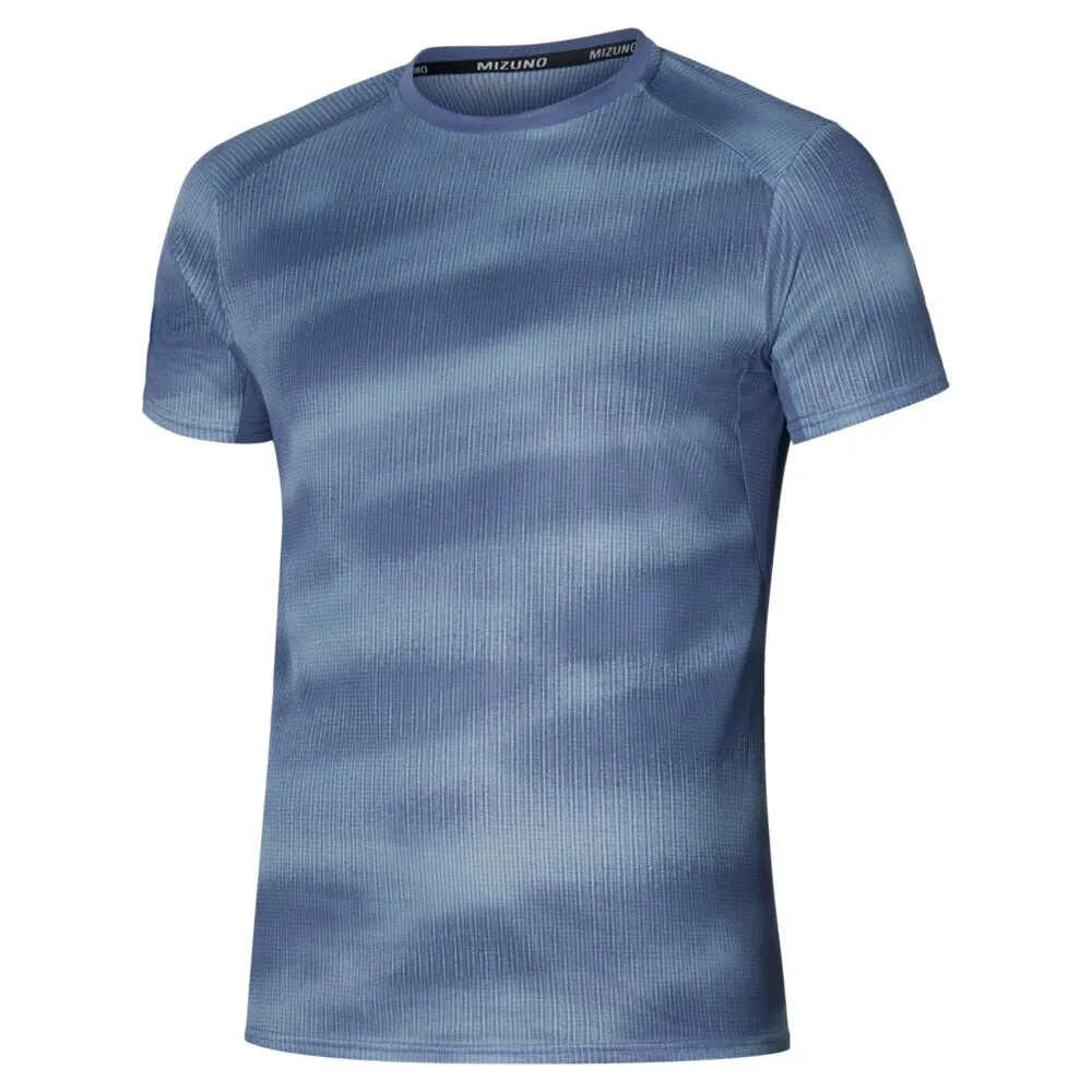Mizuno Dryaeroflow Graphic Kurzarm-t-shirt male
