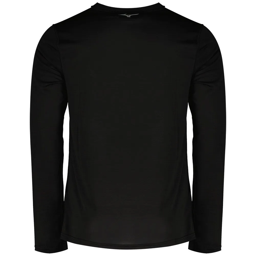 Mizuno Impulse Core Langarm-t-shirt male, Black