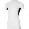 Mizuno Mid Weight-light Kurzarm-baselayer, White