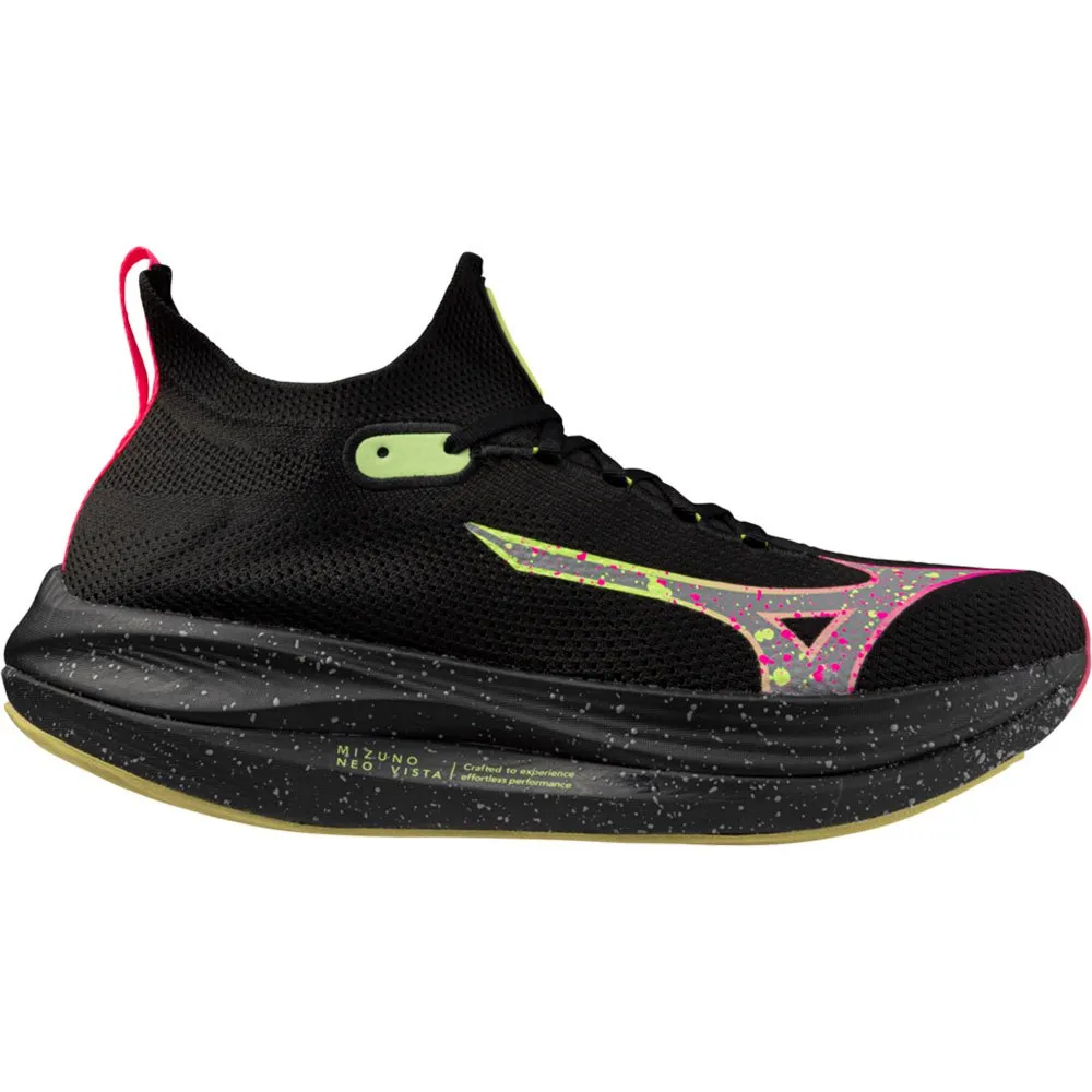 Mizuno Neo Vista Unisex Laufschuhe male, Black / silver / pink tetra Mizuno Neo Vista Unisex Laufschuhe male, Black / silver / pink tetra
