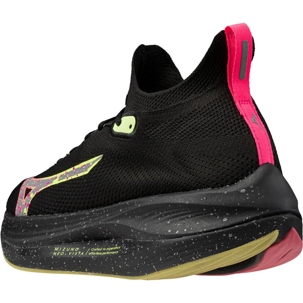 Mizuno Neo Vista Unisex Laufschuhe male, Black / silver / pink tetra Mizuno Neo Vista Unisex Laufschuhe male, Black / silver / pink tetra