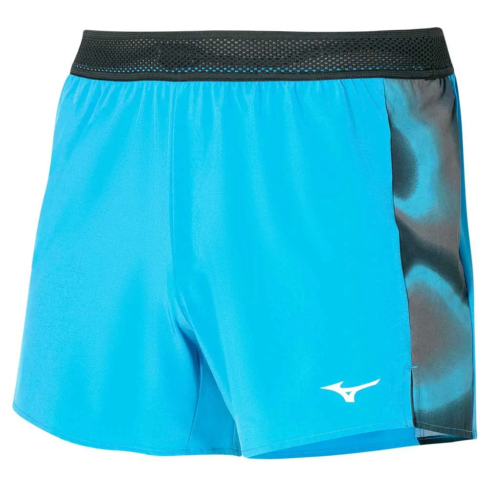 Mizuno Premium Aero Split 4.5 Inch Kurze Hose male, Hawaiian ocean Mizuno Premium Aero Split 4.5 Inch Kurze Hose male, Hawaiian ocean