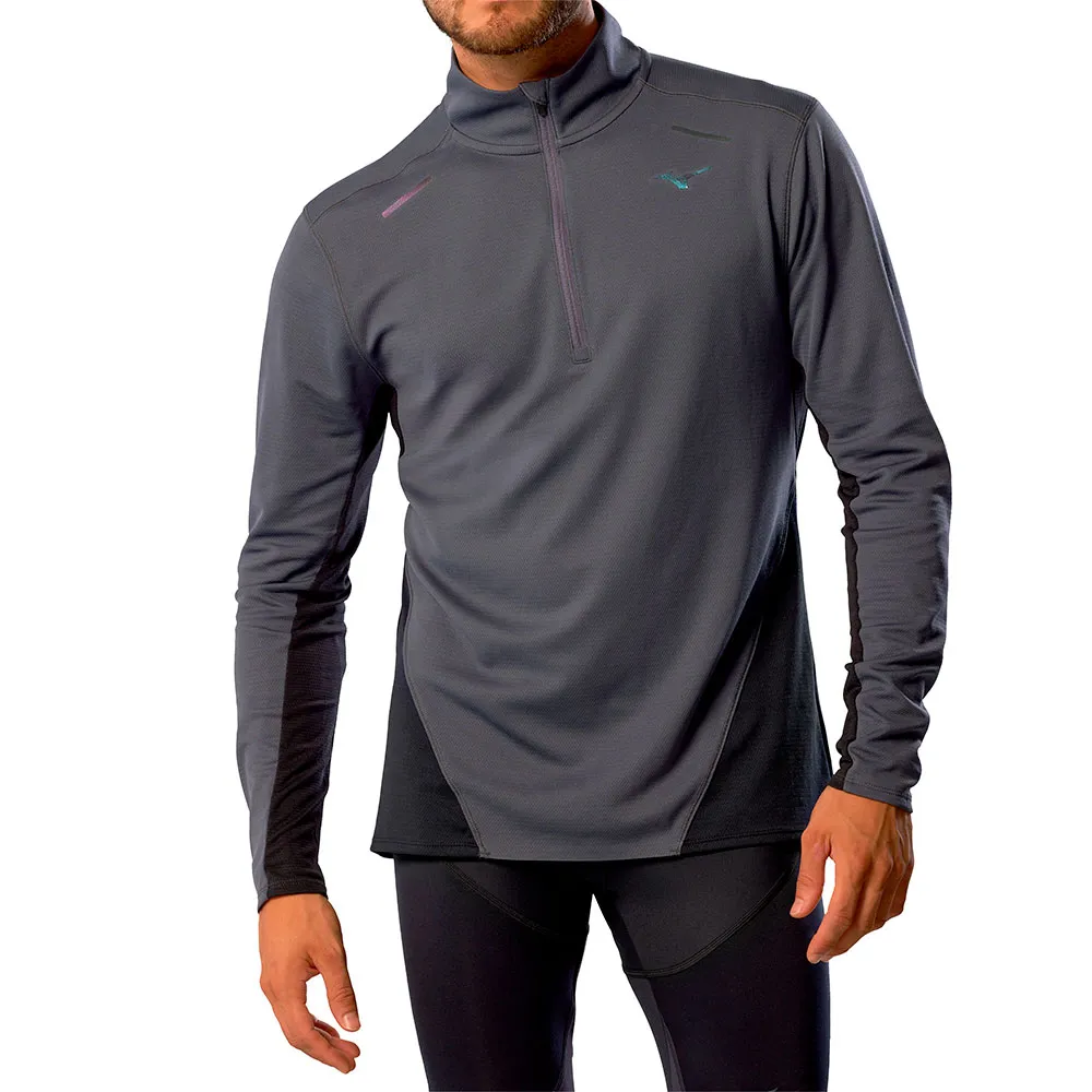 Mizuno Tech Thermal Charge Halbreißverschluss-langarm-t-shirt male Mizuno Tech Thermal Charge Halbreißverschluss-langarm-t-shirt male