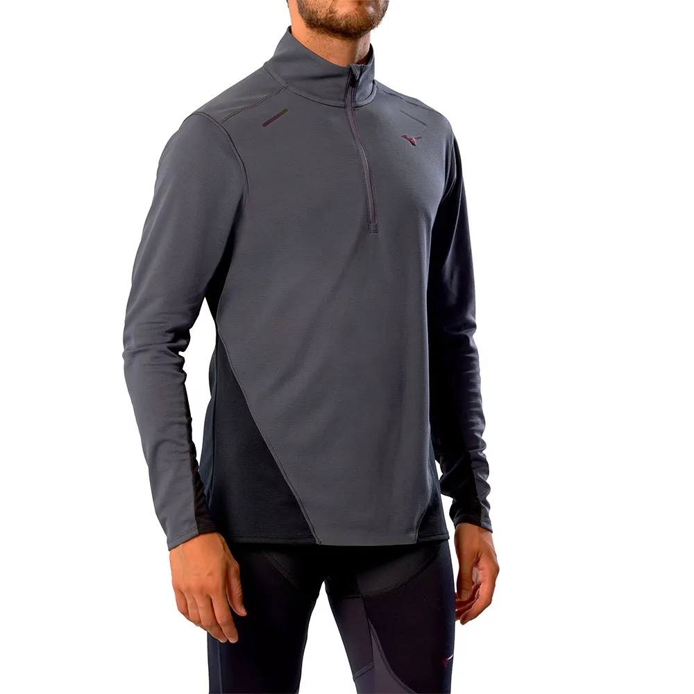 Mizuno Tech Thermal Charge Halbreißverschluss-langarm-t-shirt male Mizuno Tech Thermal Charge Halbreißverschluss-langarm-t-shirt male