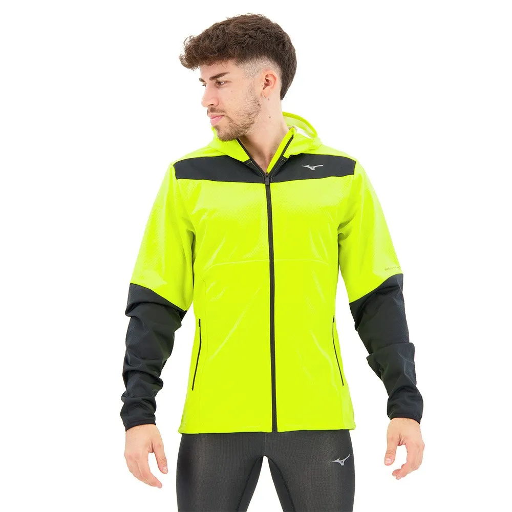 Mizuno Thermal Charge Bt Jacke male, Evening prim pink / black