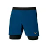 Mizuno Trail 2 in 1 5.5 Shorts, Marineblau