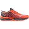 Hot coral / white / turbulence
