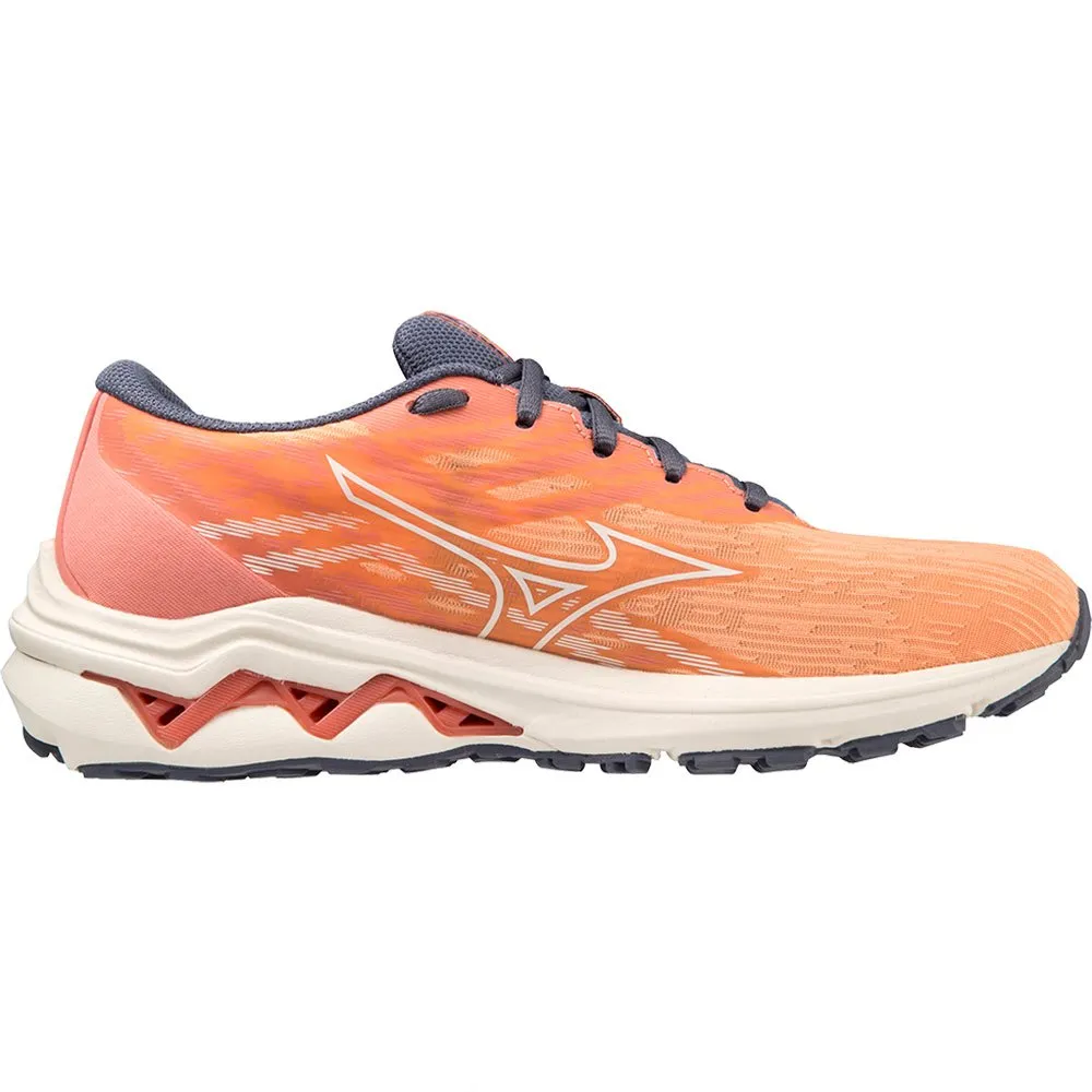 Mizuno Wave Equate 7 Laufschuhe female, Coral reef / snow white / golden cream