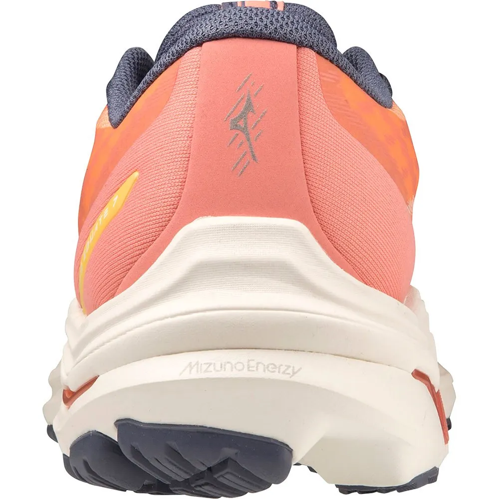 Mizuno Wave Equate 7 Laufschuhe female, Coral reef / snow white / golden cream