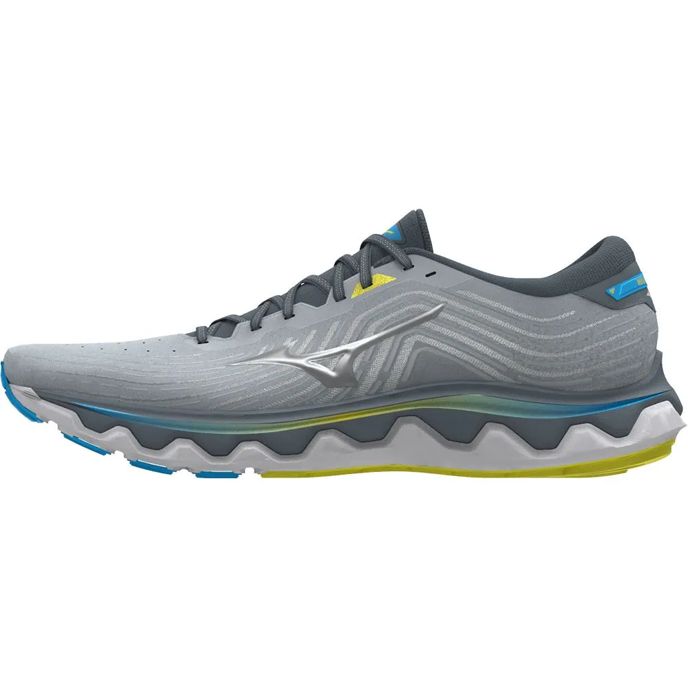 Mizuno Wave Horizon 6 Laufschuhe male, Pearl blue / silver / bolt neo Mizuno Wave Horizon 6 Laufschuhe male, Pearl blue / silver / bolt neo