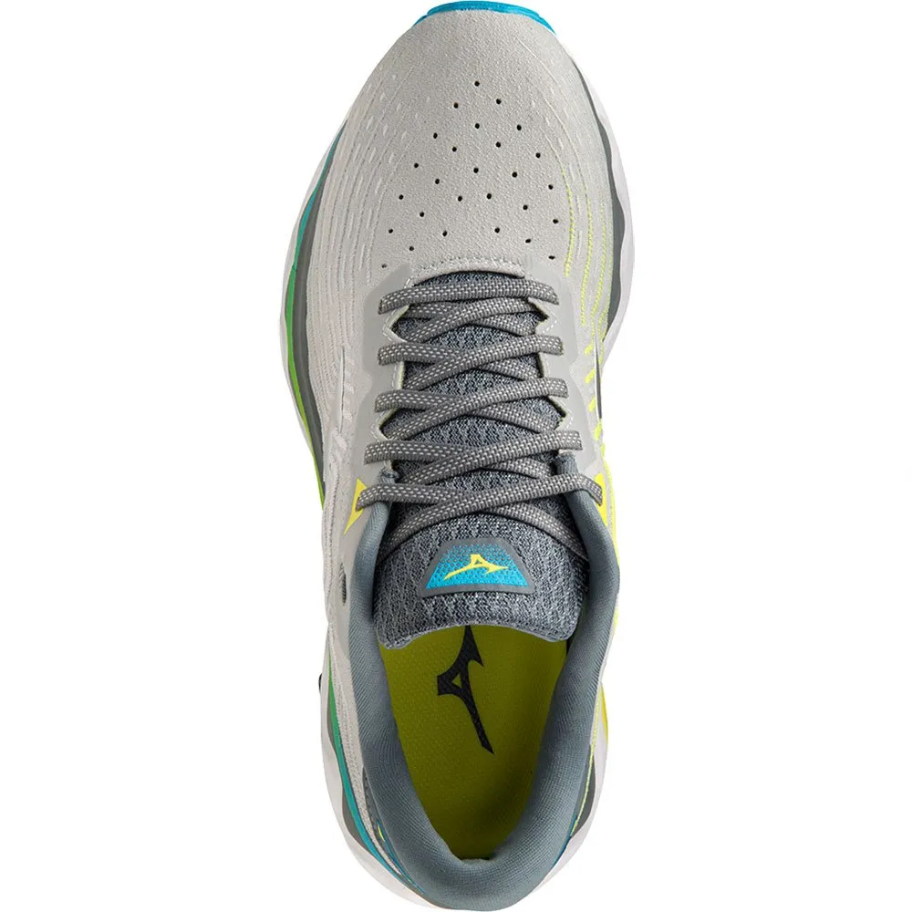Mizuno Wave Horizon 6 Laufschuhe male, Pearl blue / silver / bolt neo Mizuno Wave Horizon 6 Laufschuhe male, Pearl blue / silver / bolt neo