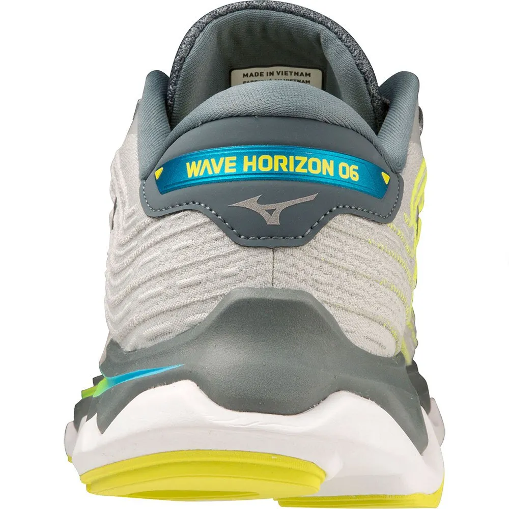 Mizuno Wave Horizon 6 Laufschuhe male, Pearl blue / silver / bolt neo Mizuno Wave Horizon 6 Laufschuhe male, Pearl blue / silver / bolt neo
