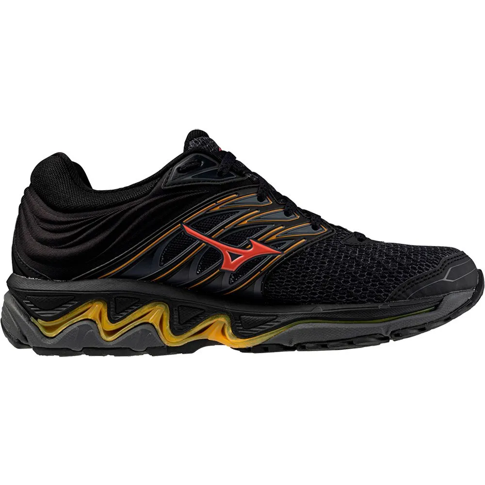 Mizuno Wave Paradox 5 Laufschuhe female, Black / dubarry / carrot curl Mizuno Wave Paradox 5 Laufschuhe female, Black / dubarry / carrot curl
