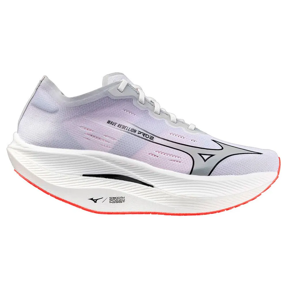 Mizuno Wave Rebellion Pro 2(m) Laufschuhe male, White / harbor mist / cayenne Mizuno Wave Rebellion Pro 2(m) Laufschuhe male, White / harbor mist / cayenne