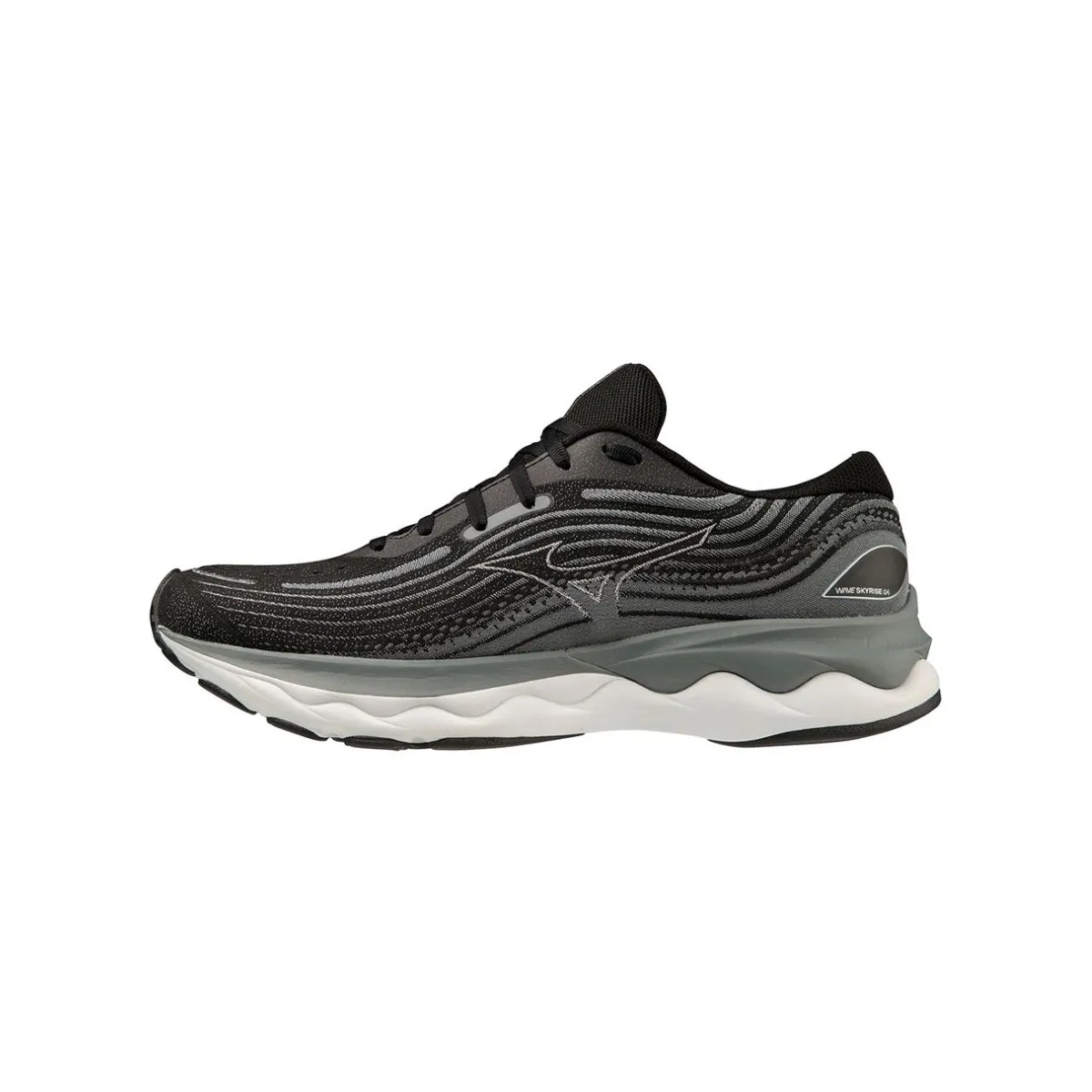 Mizuno Wave Skyrise 4 Schuhe SS25, Schwarz grau Mizuno Wave Skyrise 4 Schuhe SS25, Schwarz grau
