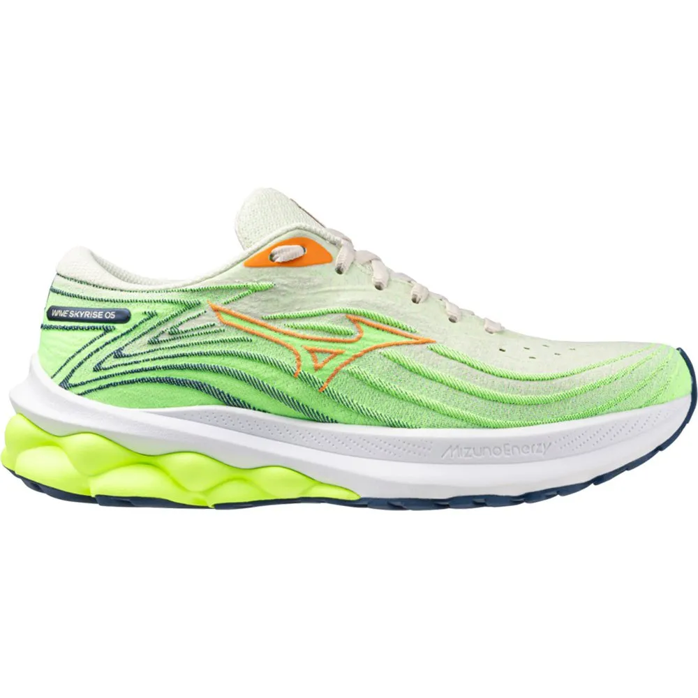 Mizuno Wave Skyrise 5 Laufschuhe Refurbished female, Pristine / vibrant orange