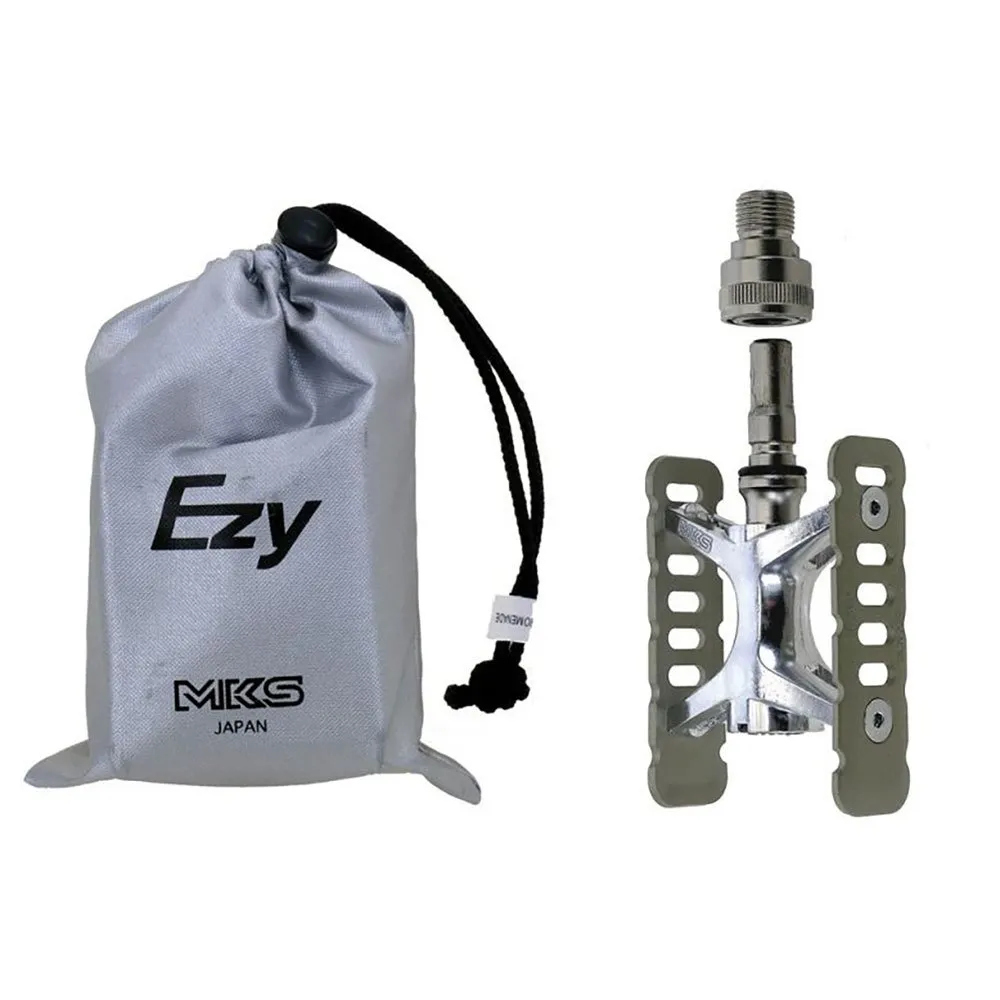 MKS Clip On 9/16´´ Pedale, Titanium, One Size MKS Clip On 9/16´´ Pedale, Titanium, One Size