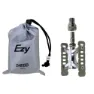 MKS Clip On 9/16´´ Pedale, Titanium, One Size