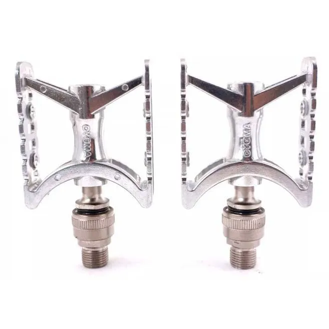 MKS Cygma Ezy Pedale, Silver, One Size MKS Cygma Ezy Pedale, Silver, One Size