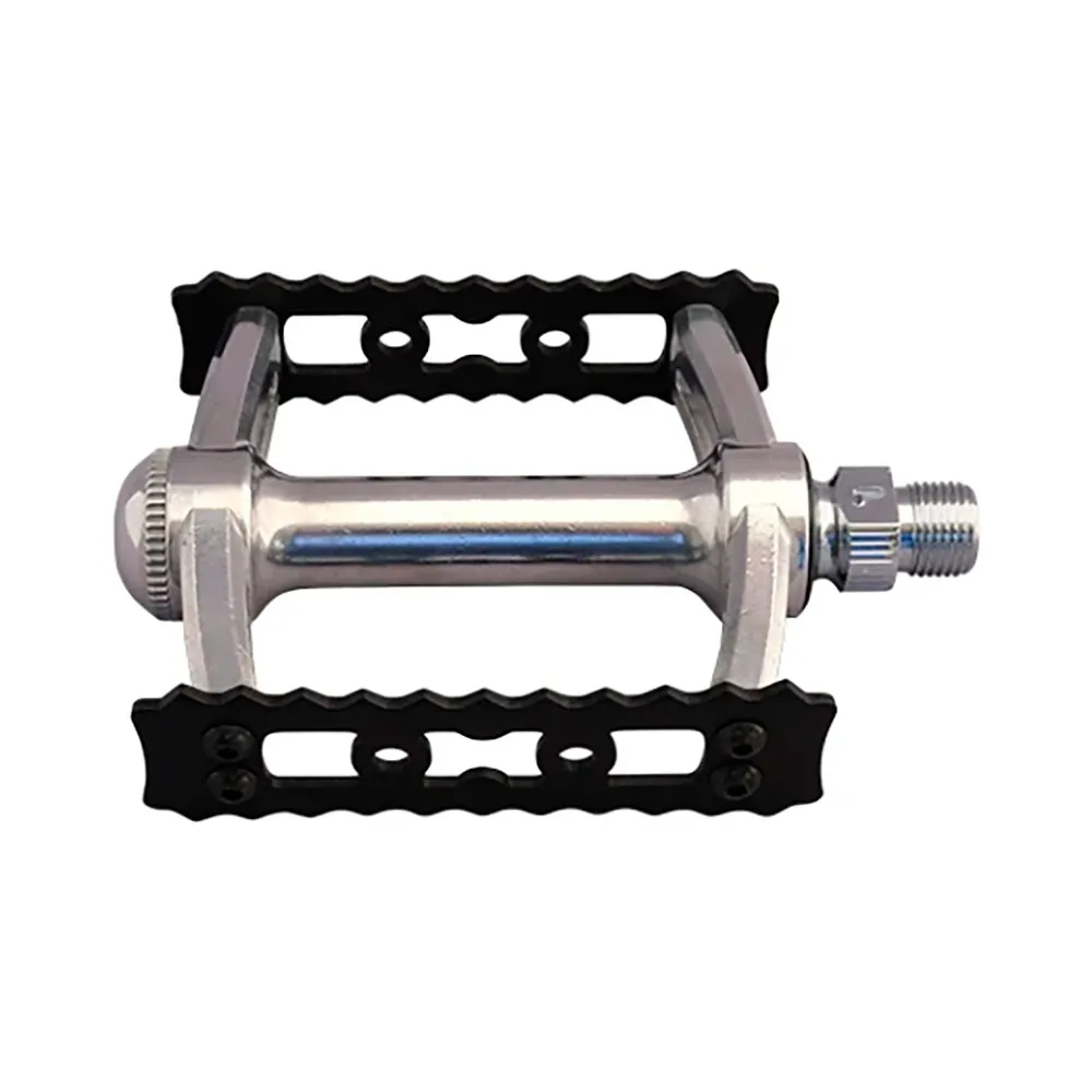 MKS Sylvan Stream Pedale, Black / silver alloy / steel, One Size MKS Sylvan Stream Pedale, Black / silver alloy / steel, One Size